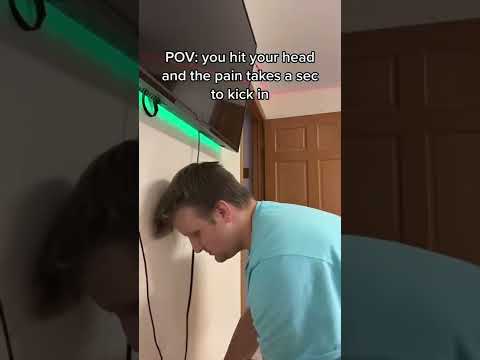 When You Hit Your Head But The Pain Takes A Sec Shorts