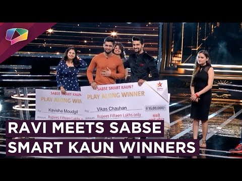 ravi-dubey-gives-prizes-to-sabse-smart-kaun-winners-|-star-plus