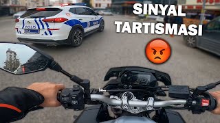 POLİSLE SİNYAL TARTIŞMASI ! - İLGİNÇ OLAYLAR DERLEME #MotoVlog 024 by Çıngıraksız Yılan 36,418 views 10 months ago 9 minutes, 10 seconds