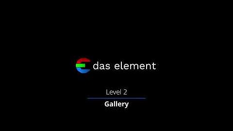 das element - tutorial - level 2 - the gallery view
