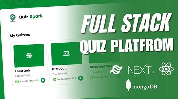 Full Stack Quiz App And Quiz Builder In React Js For Beginners ||  React Beginners Tutorials