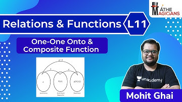 JEE Maths: Relations and Functions L11 | Composite Function | Mathemagicians | Mohit Ghai