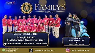 LiveStream Familys Group Edisi Kp Masjid Mekar Wangi Tanah Sareal Bogor Minggu 15 Oktober 2023 MALAM