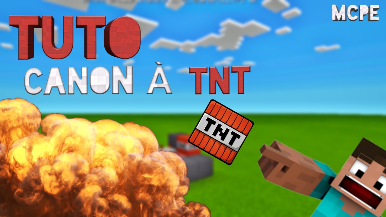 TUTO CANON À TNT !!☺☺ (MCPE) [FR] '-' - YouTube