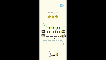 Subway Connect (by VLV Studio) - free offline puzzle game for Android and iOS - gameplay.