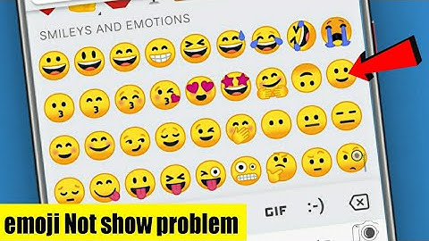 Probleem met het niet weergeven van emoji opgelost || probleem met het niet weergeven van emoji o...
