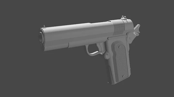 MG2-092023  Plasticity Model 1911 Handgun