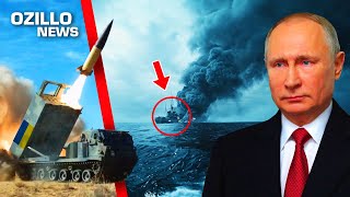 5 MINUTES AGO! 100 Year Old Russian Ship Was Shot by Ukraine in Crimea! by Ozillo News 5,134 views 4 days ago 1 minute, 20 seconds