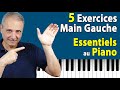 5 exercices essentiels pour renforcer sa main gauche au piano (TUTO PIANO).