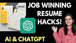 How to create resume using ChatGPT & Free AI Tools| ATS Friendly Resume | Hindi