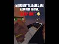 Minecraft Villagers are RACIST. #minecraft #villager #funny #shorts