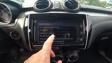 How to Reset System Preferences to Factory Defaults in Suzuki Swift VI (2017 – now)
