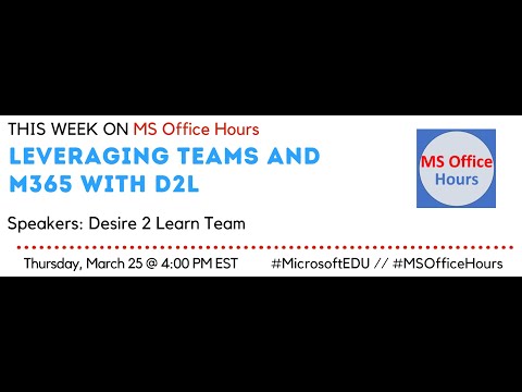 D2L + Microsoft Teams Integrations