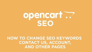 How to Create SEO Friendly URLS for OpenCart Pages