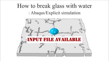 Breaking Glass with a Drop of Water: Exploring Thermal Fracture with Abaqus