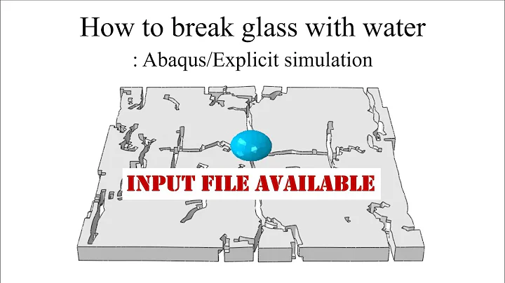 Breaking Glass with a Drop of Water: Exploring Thermal Fracture with Abaqus