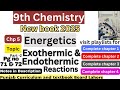 #9thclassonlinechemistry #chapter5 #Energetics Exothermic and Endothermic reactions