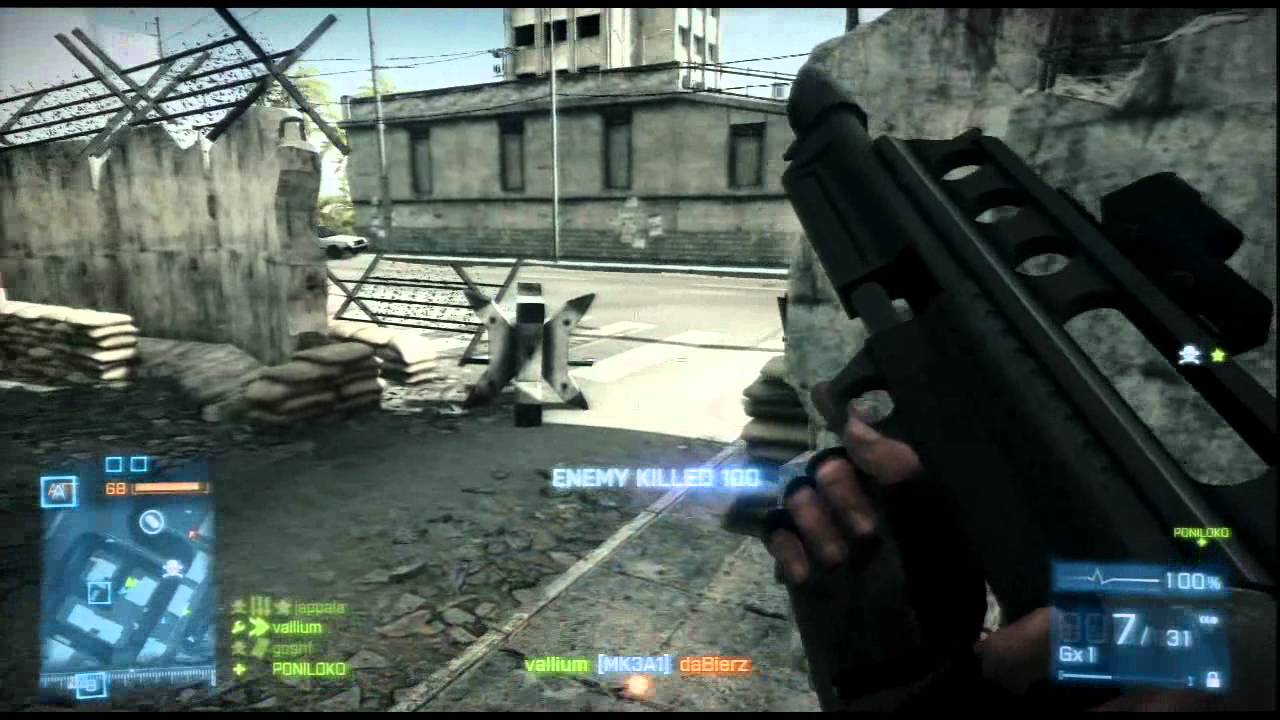 bf3 b2k mk3a1 auto shotgun jackhammer gameplay youtube