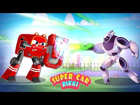 Supercar Rikki Saves People from the Fake Robot-Car Creating nuisance in City