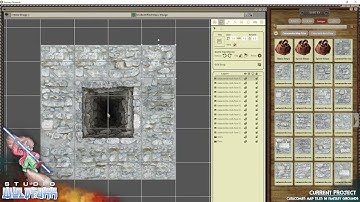 Catacombs Map Tiles in Fantasy Grounds
