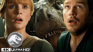 Claire y Owen obtienen sangre de T. Rex en 4K HDR | Mundo Jurásico