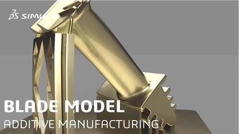 Renderings of Additive Manufacturing printing and crack XFEM simulation on a Blade model