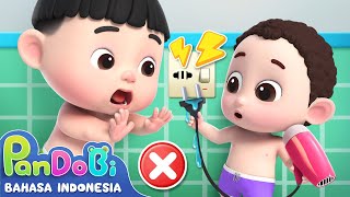 Lagu Mandi Dengan Aman 🛁 | Lagu Mandi Anak | Kebiasaan Baik Anak | Super Pandobi Bahasa Indonesia
