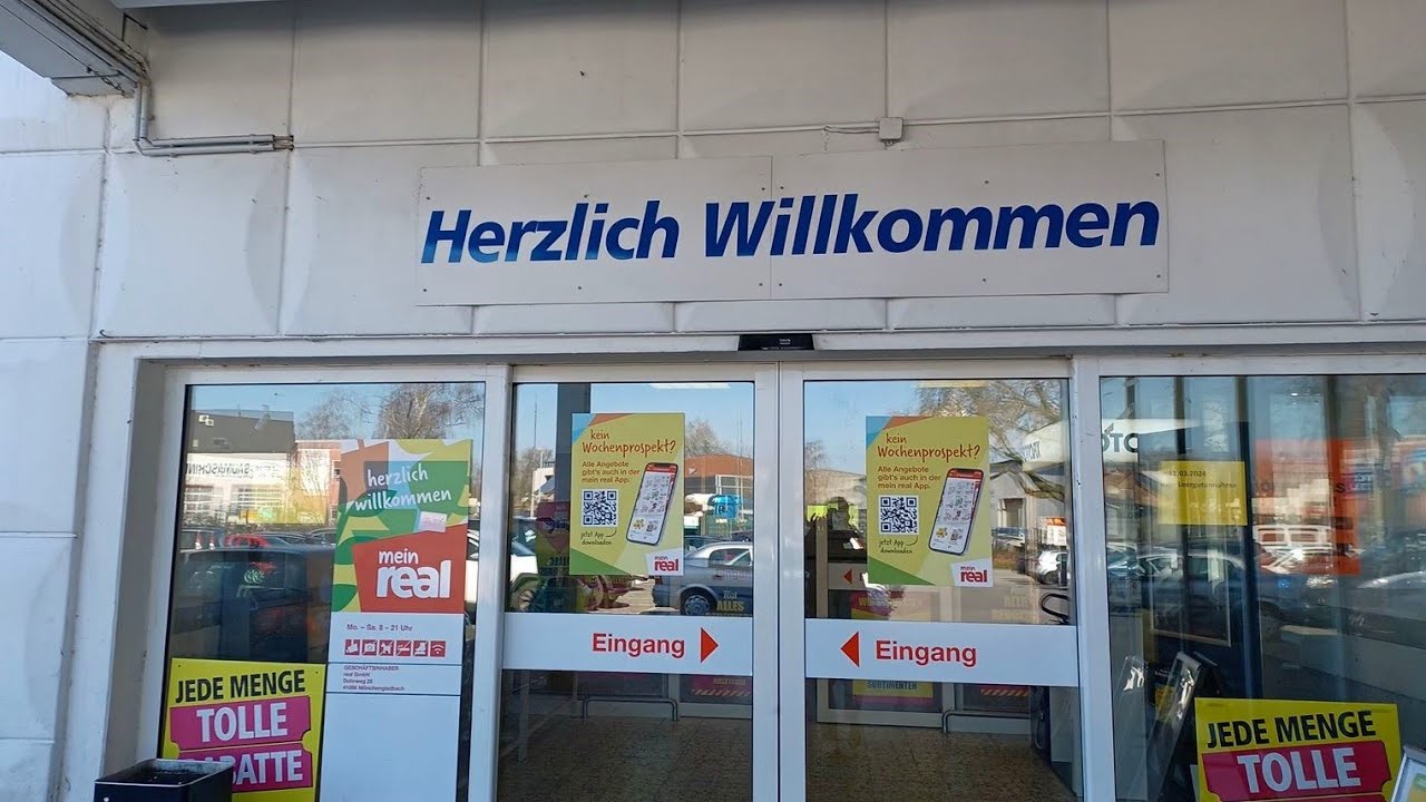 Real Markt Rundgang vor endgültiger Schließung. Real market tour before final closure.