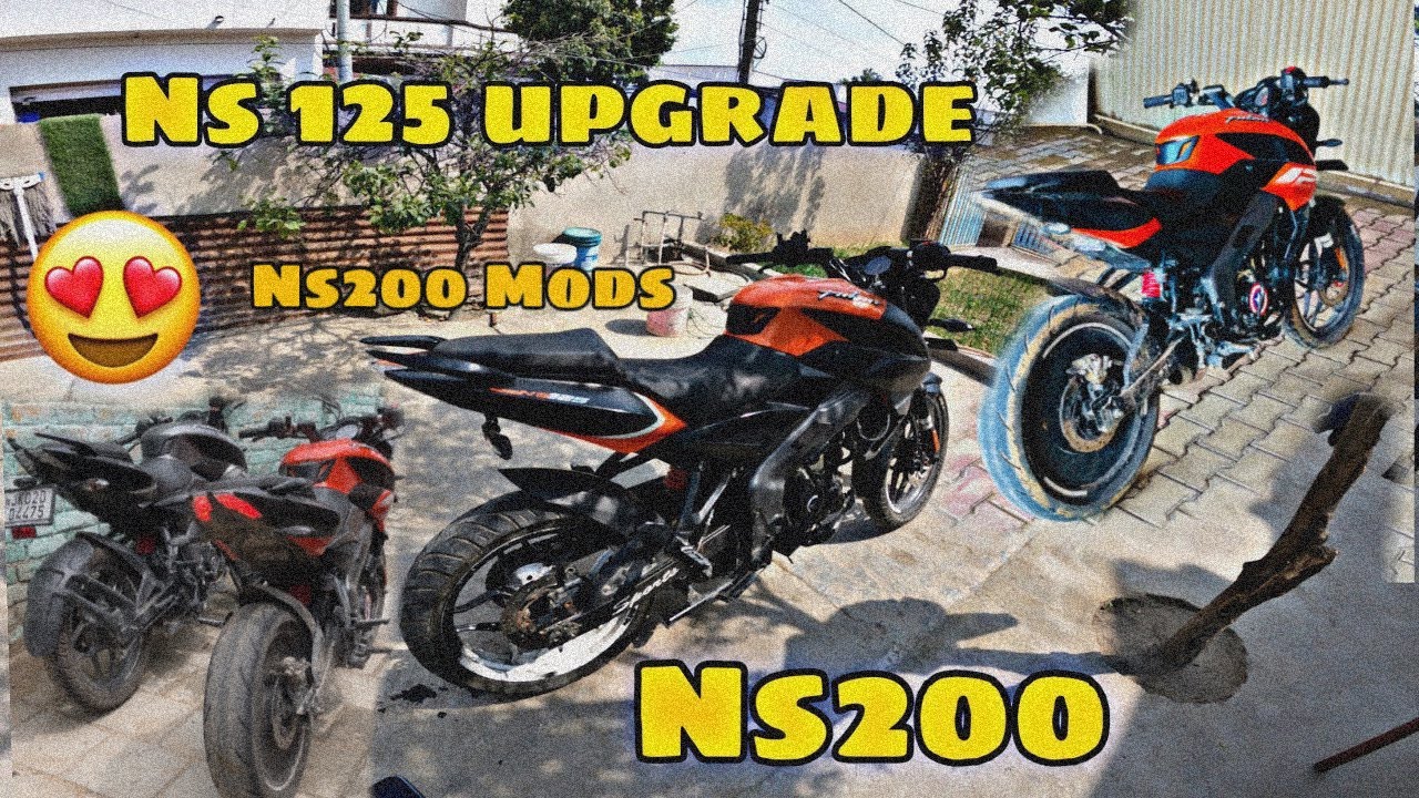 NS125 Modified Ns200😳||  RIM BIG Size Tyre 😍 || Tyre Upgrade