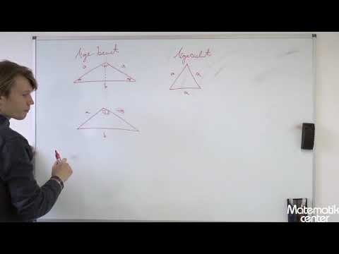 Video: I en ligebenet trekant vinkler?