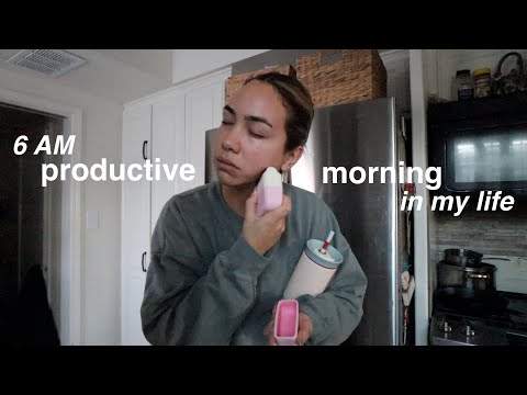 waking up at 6AM to be productive *day in my life*