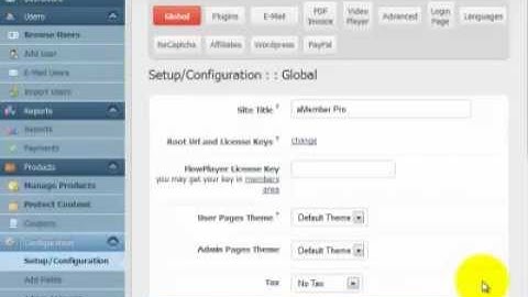 Affiliate Setup in aMember 4.x