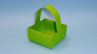 How To Make Easy Paper Basket | DIY Origami Basket (Paper Craft Ideas) screenshot 4