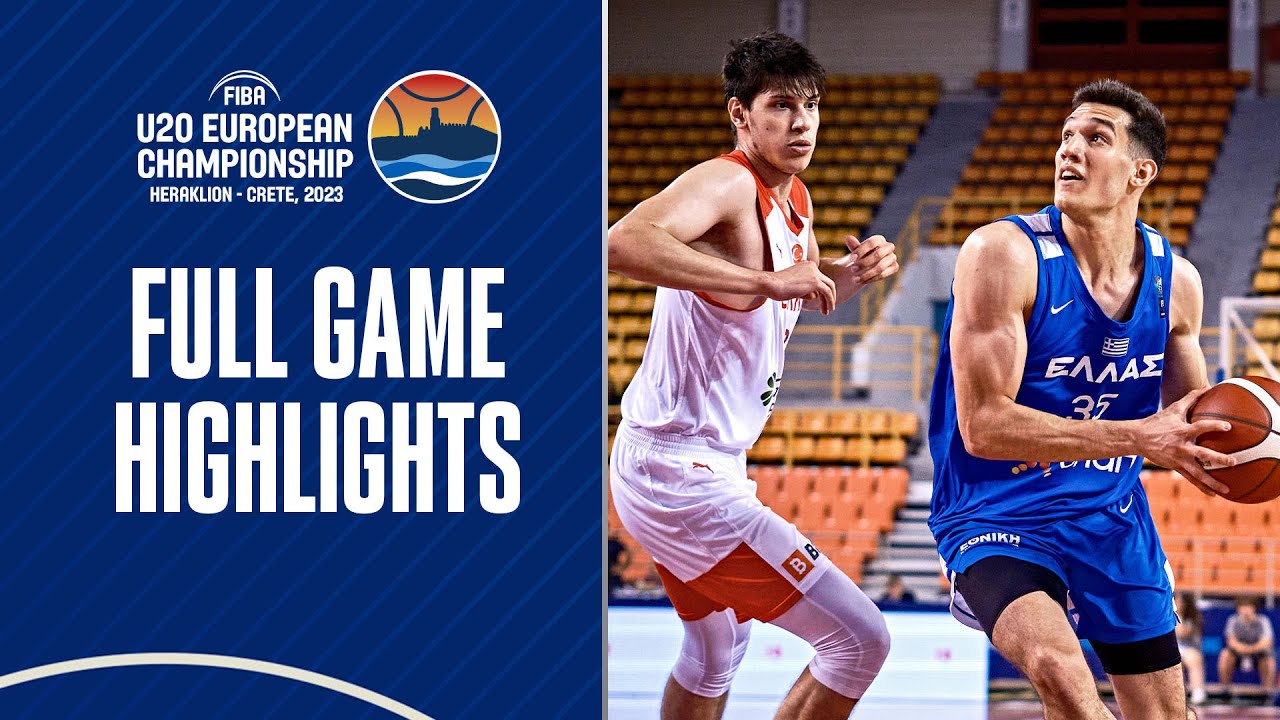 Turkey 🇹🇷 vs Greece 🇬🇷 | Quarter-Finals Highlights | FIBA U20 European Championship 2023