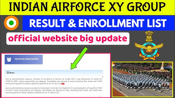 Airforce xy group result update,Airforce xy group enrollment list,Airforce website big update,#casb