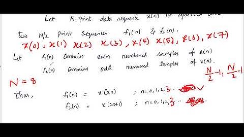 JNTUK R16 III ECEIISEM DSP UNIT2  DIT FFT ALGORITHM PART 1  BY K MANOJ 29-5-2021