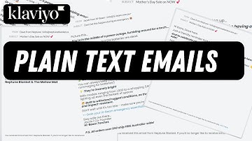 How to use plain text emails in your Klaviyo strategy [ 2024 Klaviyo Training ]