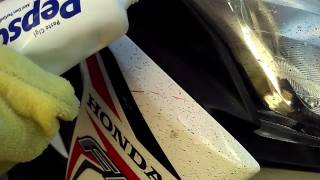 Kalau Motor Kena Cairan Aspal begini Cara Membersihkannya