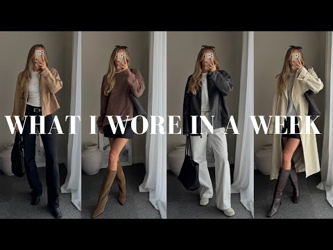 WHAT I WORE THIS WEEK | CASUAL AUTUMN OUTFITS | 2025