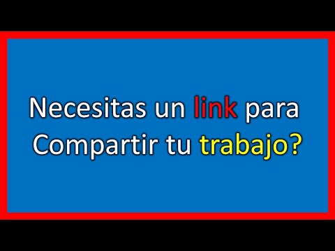 Video: Cómo Hacer Un Enlace En Un Enlace