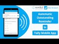 How to Set Automatic Outstanding Reminder in Biz Analyst | Send Payment Reminder | Tally Mobile App