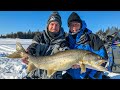 Ice fishing lake trout  vic  dots camp  one crazy fun adventure