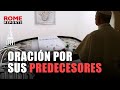 LEÓN XIV reza ante las TUMBAS de sus PREDECESORES por el día de difuntos - VIDEO