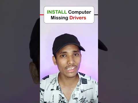 How To Install Computer Missing Drivers...? #shorts
