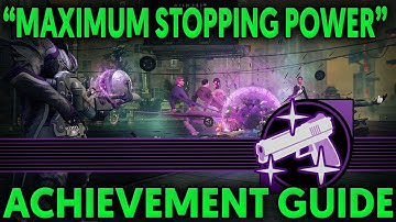 MAXIMUM STOPPING POWER ACHIEVEMENT GUIDE | Saints Row IV (XBOX ONE/XBOX 360)