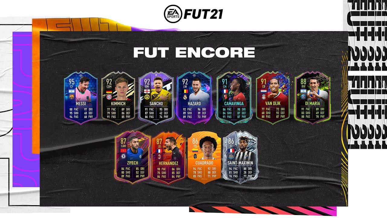 MY 85 X 5 PACK !! FUT ENCORE PLAYERS & NEW SHOWDOWN FIFA 21