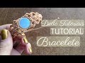 Dede Tutoriais | Como fazer bracelete com pedra frisada #52