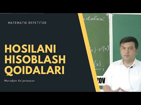 Video: Hosilni Qanday Hisoblash Mumkin