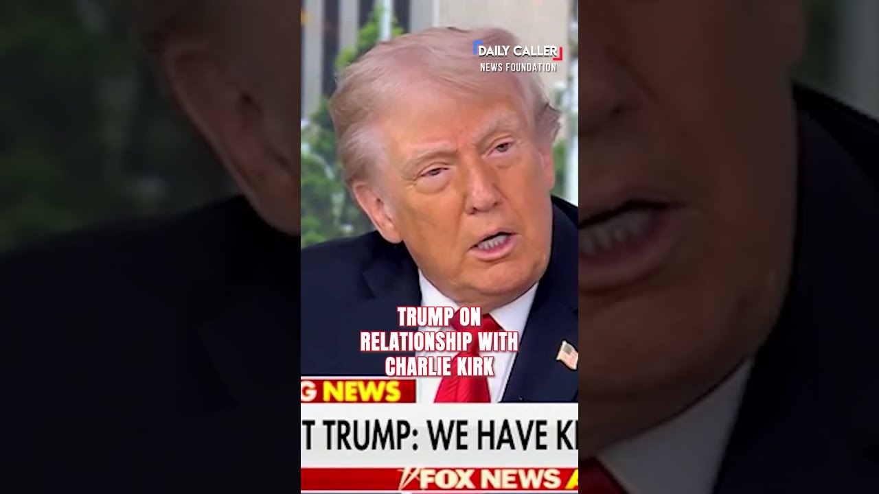 Trump Shares Heartwarming Story About Charlie Kirk