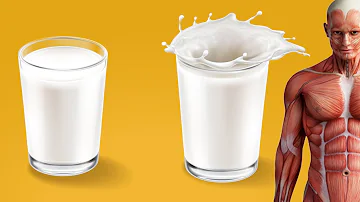 ¿Te deshidrata la leche?